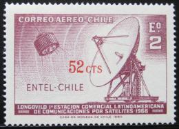 Poštová známka Èile 1971 ENTEL pretlaè Mi# 747