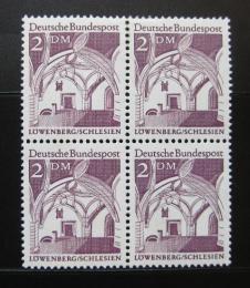 Poštové známky Nemecko 1966 Lowenberg, ètyøblok Mi# 503