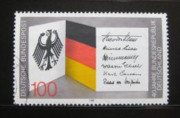 Poštová známka Nemecko 1989 Výroèí vzniku republiky Mi# 1421