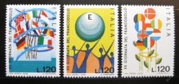 Poštové známky Taliansko 1978 Sjednocená Európa Mi# 1632-34