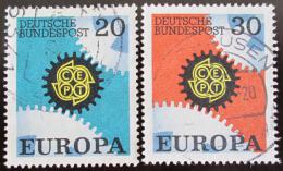 Poštové známky Nemecko 1967 Európa CEPT Mi# 533-34