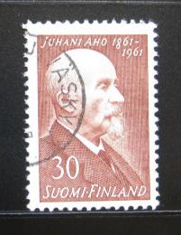 Poštová známka Fínsko 1961 Juhani Aho, spisovatel Mi# 539