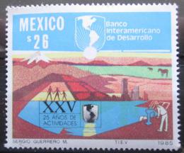 Potov znmka Mexiko 1985 Rozvojov banka Mi# 1955