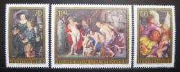 Poštové známky Lichtenštajnsko 1976 Umenie Mi# 655-57 Kat 8.50€