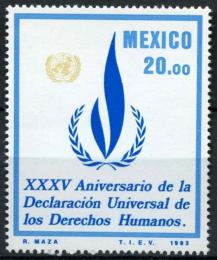 Potov znmka Mexiko 1983 Lidsk prva Mi# 1884