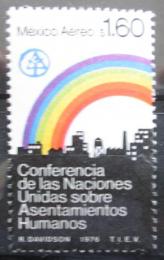 Poštová známka Mexiko 1976 Duha nad mìstem Mi# 1529