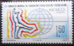 Poštová známka Mexiko 1977 Kongres tìlovýchovy Mi# 1567