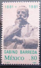Poštová známka Mexiko 1981 Gabino Barreda, lékaø Mi# 1741