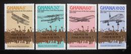 Poštové známky Ghana 1978 Lietadla Mi# 738-41