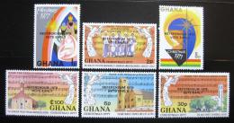 Poštové známky Ghana 1978 Referendum Mi# 728-33