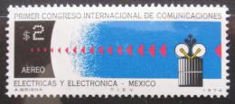 Poštová známka Mexiko 1974 Elektronická komunikace Mi# 1428