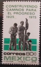 Poštová známka Mexiko 1975 Údržba silnic Mi# 1476