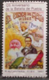 Poštová známka Mexiko 1987 Bitka o Puebla Mi# 2017