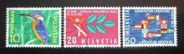 Poštové známky Švýcarsko 1966 Výroèí a události Mi# 833-35