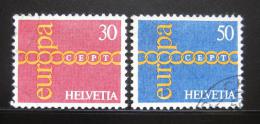 Poštové známky Švýcarsko 1971 Európa CEPT Mi# 947-48