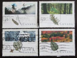 Poštové známky Kanada 1990 Kanadské lesy Mi# 1191-94