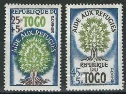 Poštové známky Togo 1960 Rok uprchlíkù Mi# 283-84