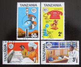 Poštové známky Tanzánia 1976 Telekomunikace Mi# 54-57