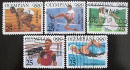 Poštové známky USA 1990 Olympionici Mi# 2093-97