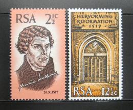 Poštové známky JAR 1967 Reformace Mi# 359-60