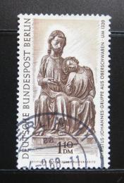 Poštová známka Západný Berlín 1967 Døevìná socha Mi# 308