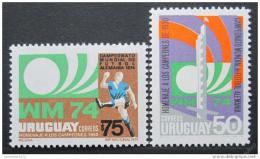 Poštové známky Uruguaj 1974 MS ve futbale Mi# 1302-03