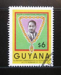 Poštová známka Guyana 1986 Prezident Burnham Mi# 1730