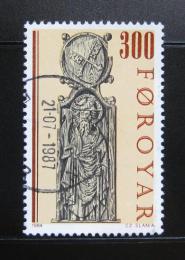 Poštová známka Faerské ostrovy 1984 Náboženské umenie Mi# 94