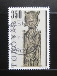 Poštová známka Faerské ostrovy 1984 Náboženské umenie Mi# 95