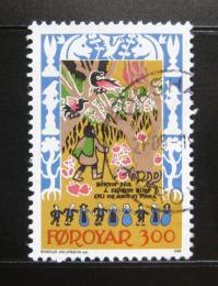 Poštová známka Faerské ostrovy 1986 ¼udová balada Mi# 130