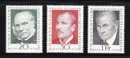 Poštové známky Lichtenštajnsko 1968 Prùkopníci filatelie Mi# 503-05