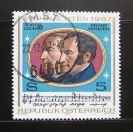 Poštová známka Rakúsko 1987 Skladatelia Mi# 1908