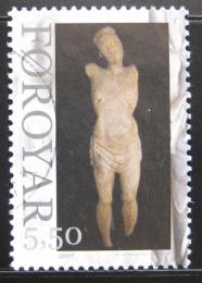 Poštová známka Faerské ostrovy 2007 Døevìná socha Mi# 624
