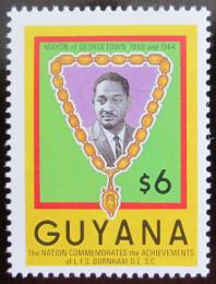 Poštová známka Guyana 1986 Prezident Burnham Mi# 1730
