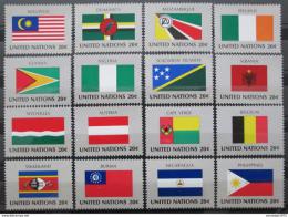 Poštovní známky OSN New York 1982 Vlajky Mi# 397-412