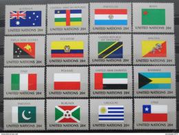 Poštové známky OSN New York 1984 Vlajky Mi# 448-63