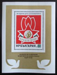 Poštová známka Bulharsko 1974 Pionýrská organizace Mi# Block 51