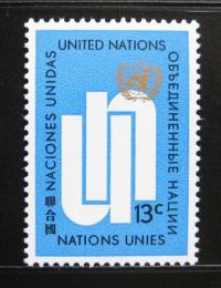 Poštová známka OSN New York 1969 Iniciály OSN Mi# 212