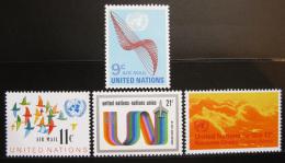 Poštové známky OSN New York 1972 Letecké Mi# 245-48 