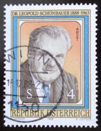 Poštová známka Rakúsko 1988 Leopold Schonbauer, lékaø Mi# 1941