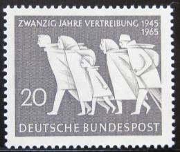 Poštová známka Nemecko 1965 Výroèí nìmeckého vyhoštìní Mi# 479