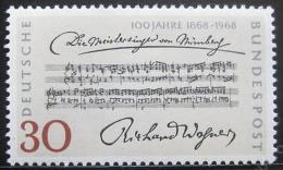 Poštová známka Nemecko 1968 Richard Wagner Mi# 566