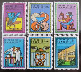 Poštové známky Rwanda 1975 Univezita v Kigali Mi# 734-39