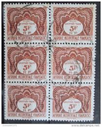 Poštové známky Francúzska Západní Afrika 1947 Daòové blok Mi# 8