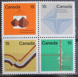Poštovní známky Kanada 1972 Geologický kongres Mi# 502-05