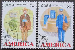 Potov znmky Kuba 1997 Potovn doruovatel Mi# 4063-64