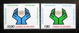 Poštové známky OSN Ženeva 1977 Rada bezpeènosti Mi# 66-67