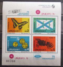 Poštové známky Uruguaj 1978 URUEXPO Mi# Block 40 Kat 18€