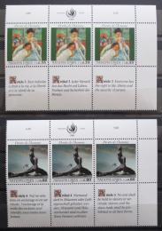 Poštové známky OSN Ženeva 1989 Lidská práva Mi# 180-81 
