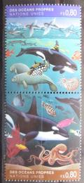 Poštové známky OSN Ženeva 1992 Morská fauna Mi# 213-14